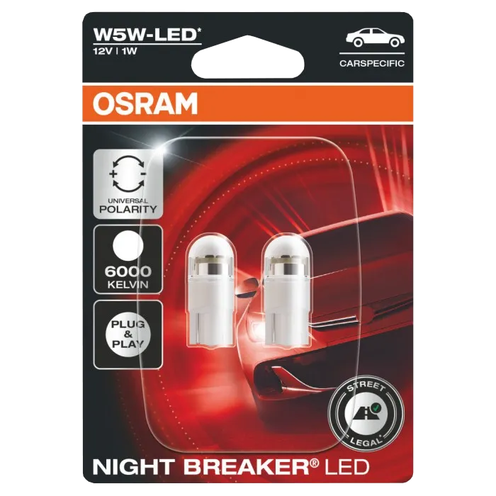 OSRAM Night Breaker LED W5W 12V 2-p